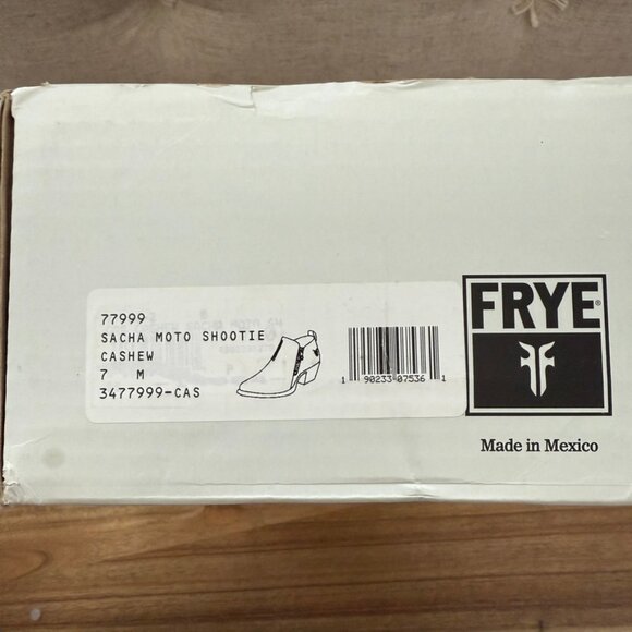 Frye Sacha Moto Shootie Cashew Bootie - Picture 13 of 14